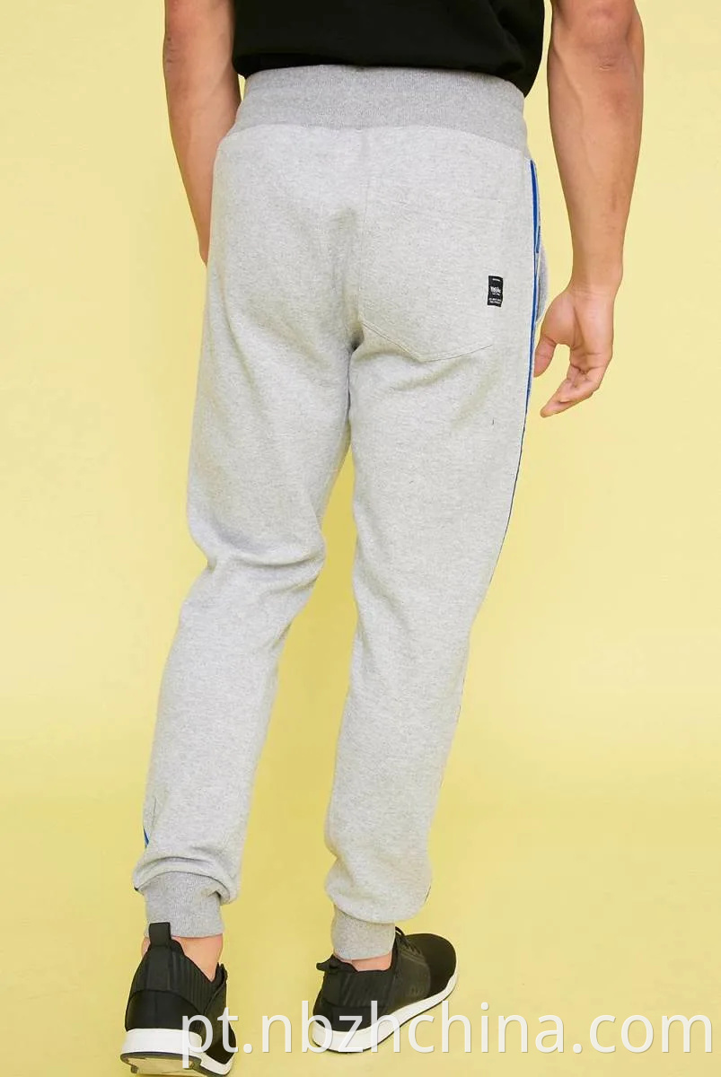 Mens Sport Stripe Jogger Sweater Pants